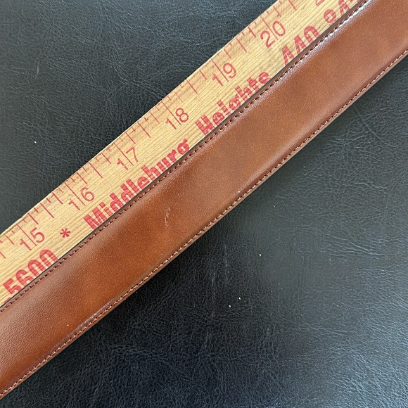 Reversible black/brown metal buckle belt - Picture 11 of 12